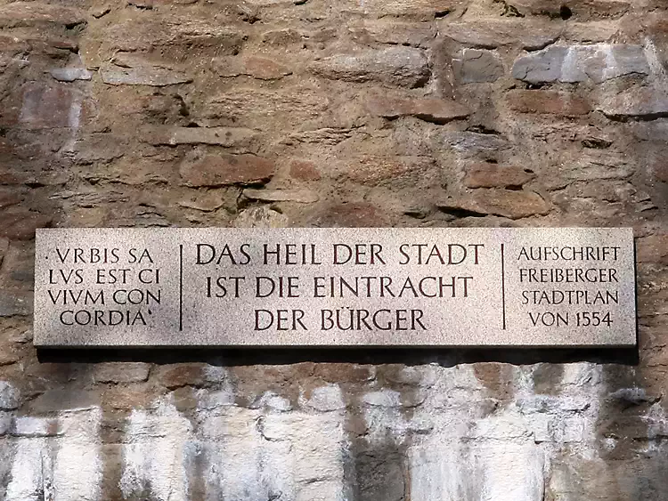 Freiberg / Sa., Stadtmauer, Wall