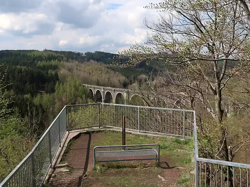 Hetzdorfer Viadukt von Bastei aus