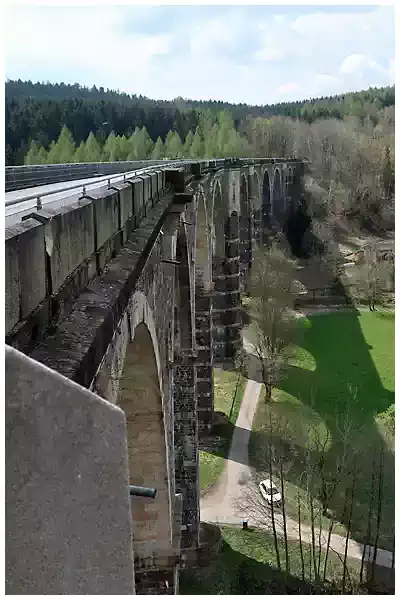 Blick zum Hetzdorfer Viadukt