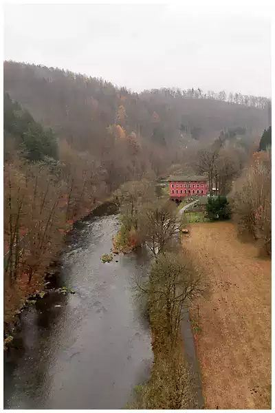 Hetzdorfer Viadukt, Blick ins Flöhatal