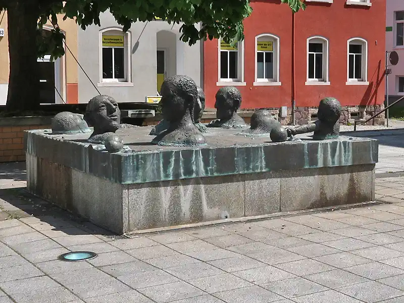 Freital - Lebenskreisbrunnen, Peter Fritzsche