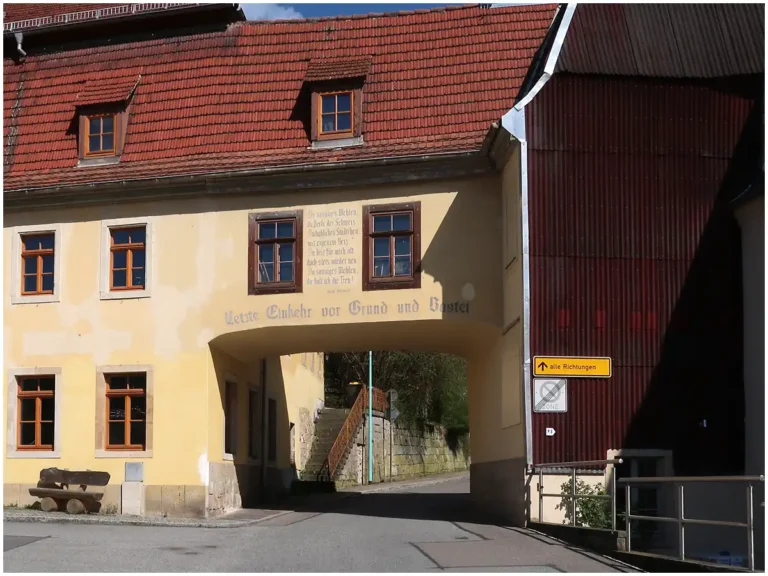 Stadt Wehlen Ein- und Ausfahrt