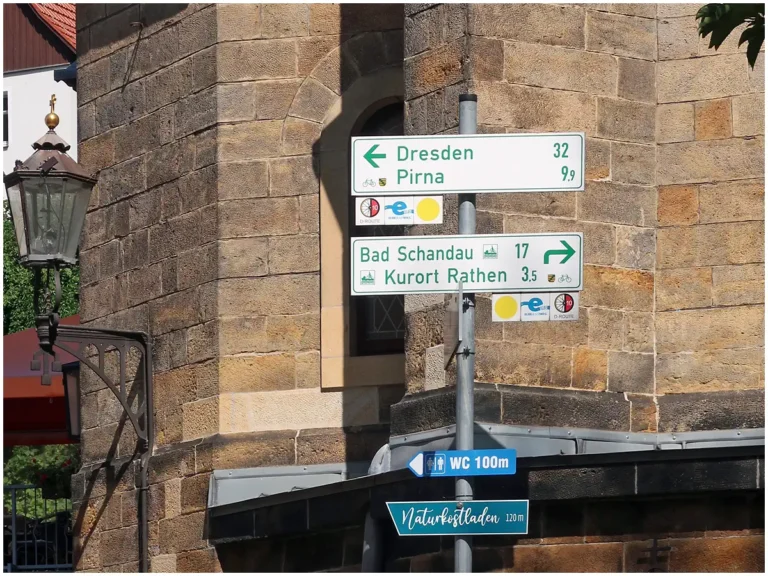 Stadt Wehlen Wegweiser