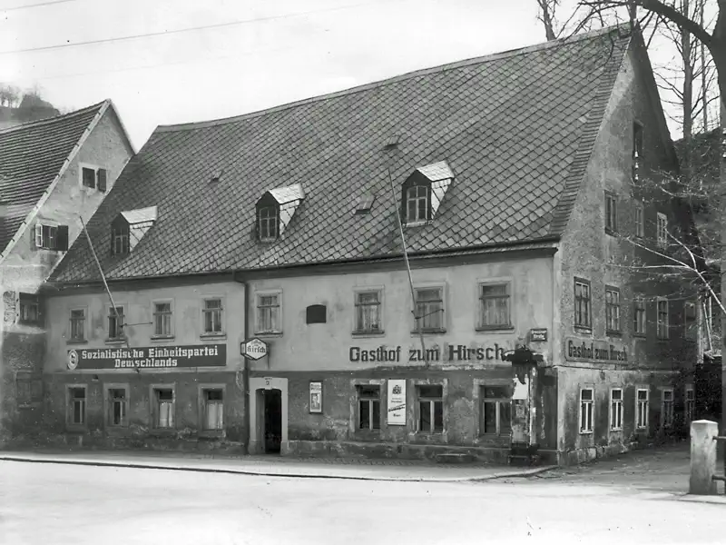 Tharandt, Gasthof zum Hirsch, 1955