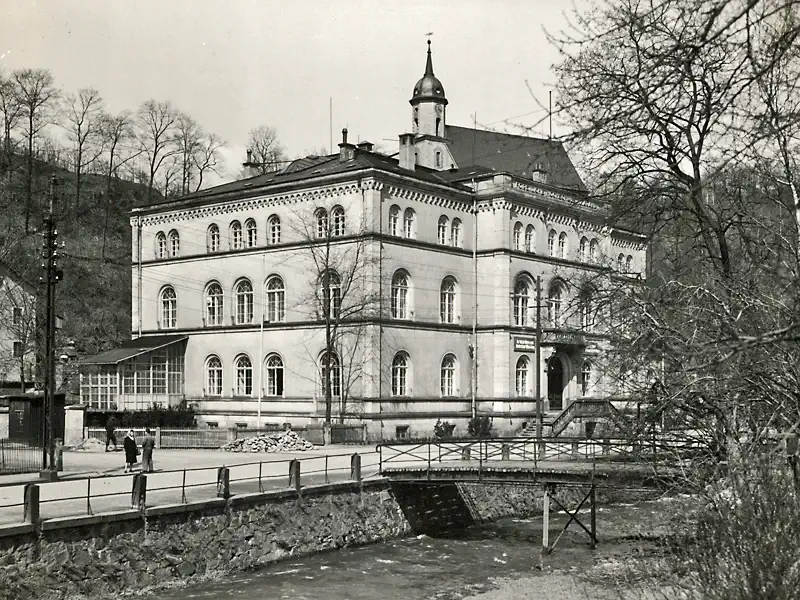 Tharandt, Hauptgebäude der Fachrichtung Forstwissenschaften, 1955