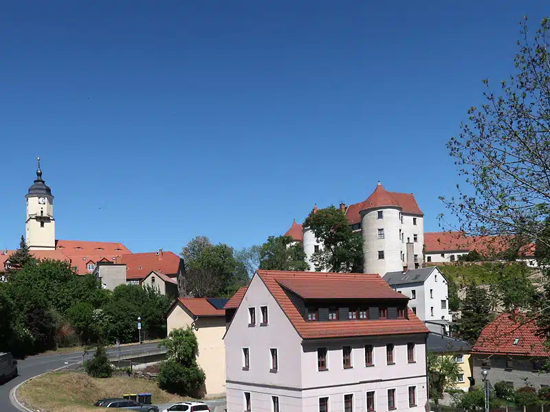Nossen, Stadtkirche und Schloss