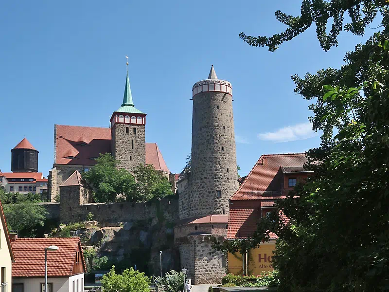 Bautzen, Alte Wasserkunst + Michaeliskirche