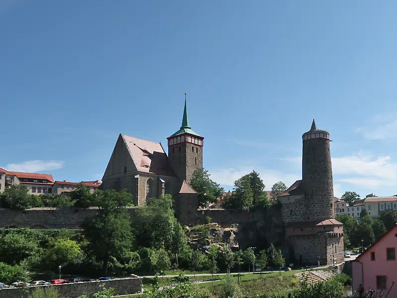 Bautzen, Michaeliskirche + Alte Wasserkunst