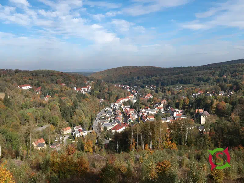 Bad Gottleuba, Blick vom Tannenbusch