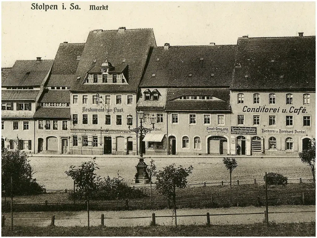 Stolpen, Markt um 1912