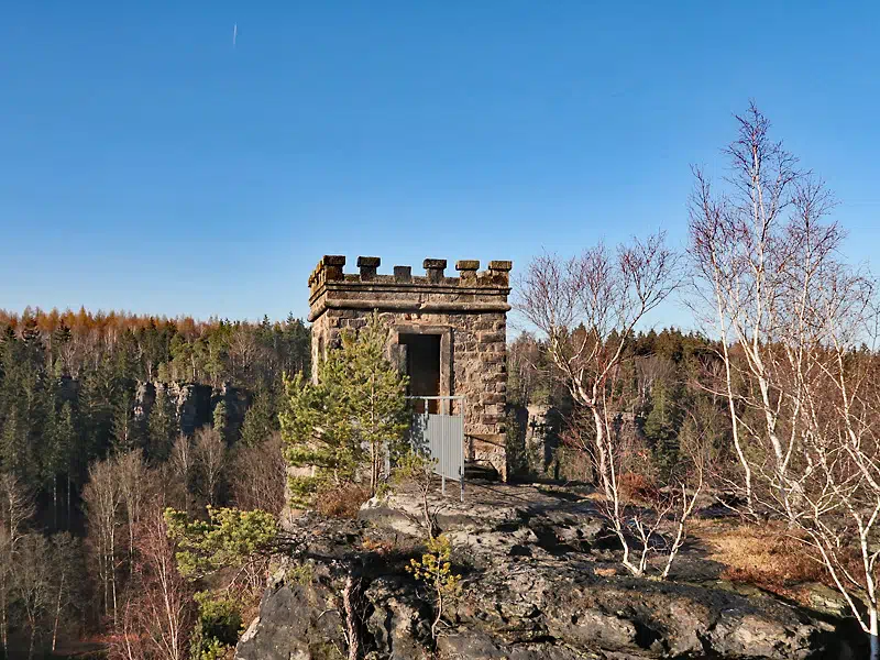 Bielatal, Aussichtspunkt Bielablick