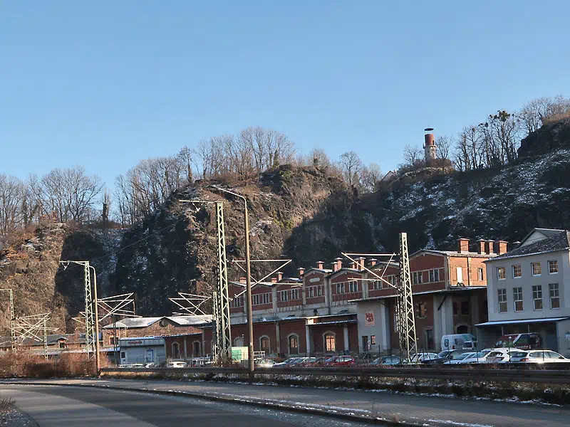 Blick zum Hohen Stein aus dem Plauenschen Grund