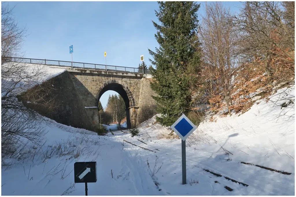 Eisenbahnlinie Moldava - Holzhau, tschechische Seite