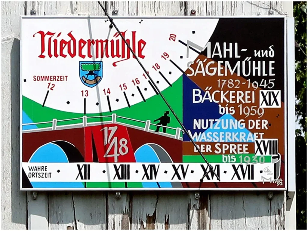 Sonnenuhr Niedermühle