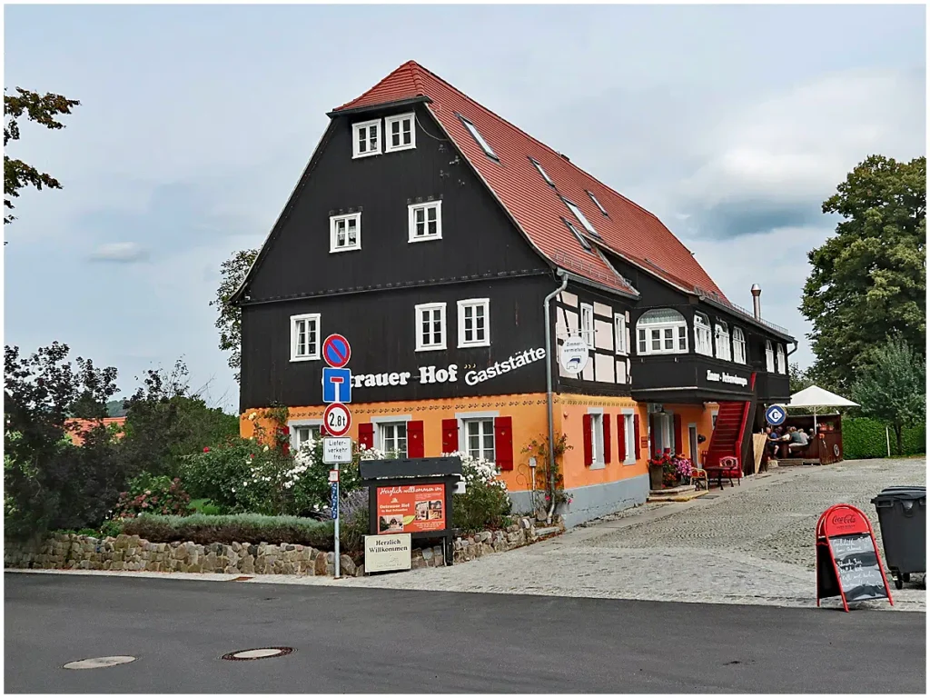 Sächsische Schweiz, Ostrau, Gaststätte Ostrauer Hof