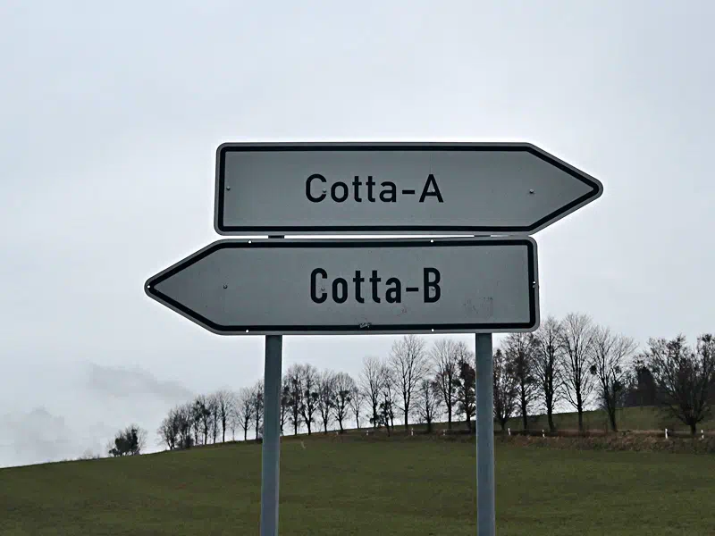 Cotta A oder Cotta B?